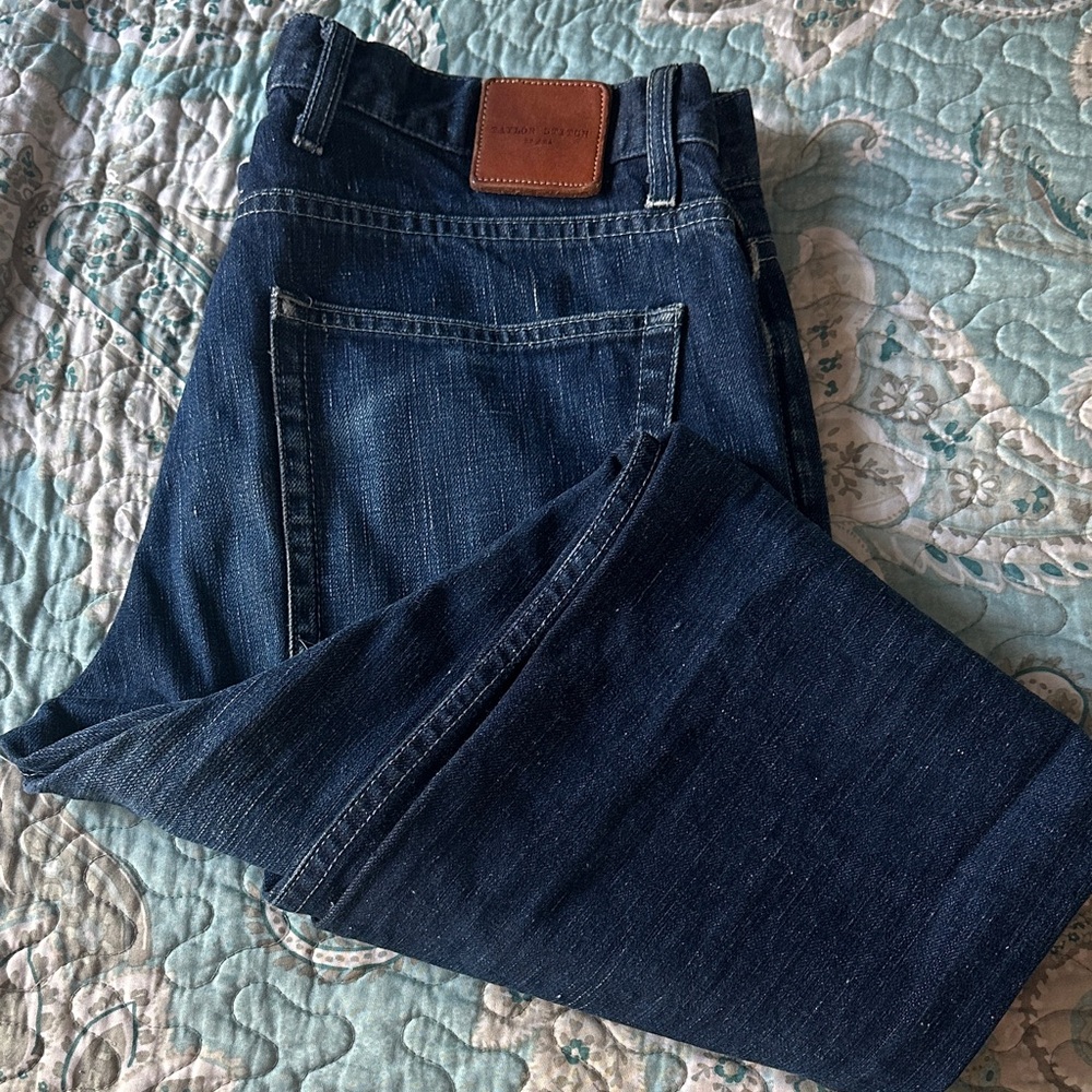 Taylor Stitch Dark Blue Straight Jeans